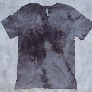Bella+Canvas Black Marble Tie-Dye Short Sleeve T-Shirt